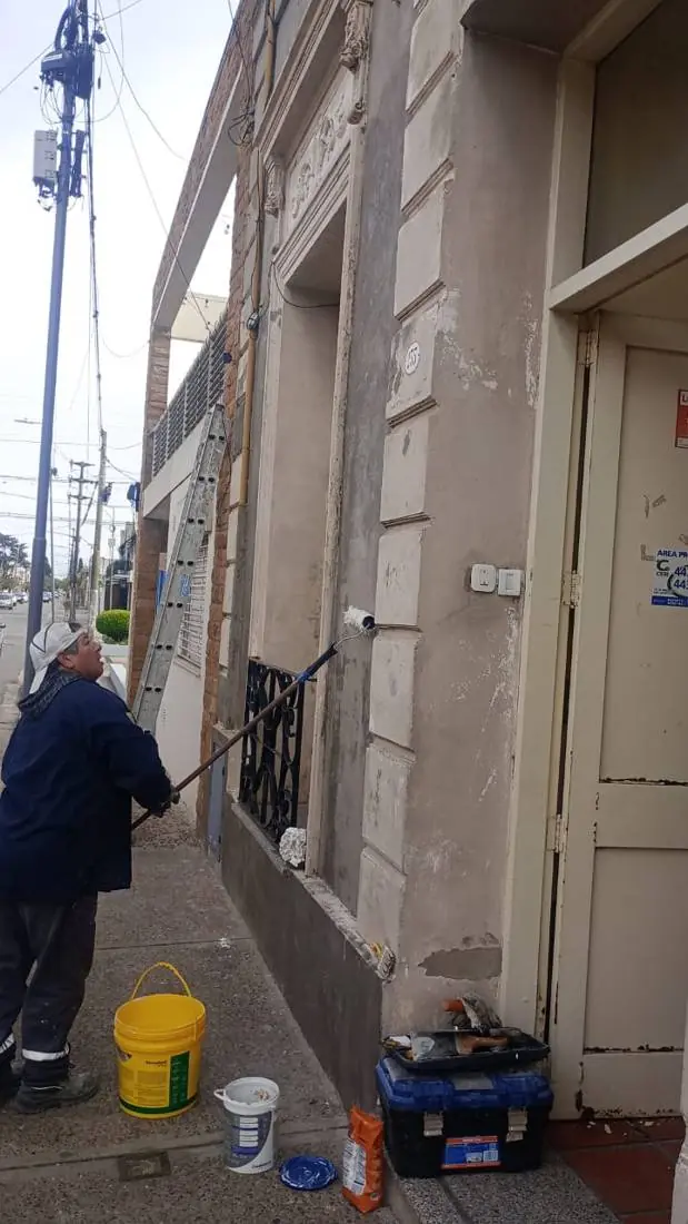 Durante: pintor trabajando en el frente